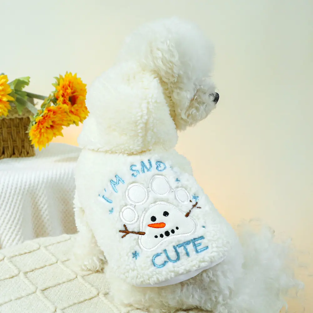 Pet Clothes Dog Cat Clothing Christmas Fluffy Jacket Claw