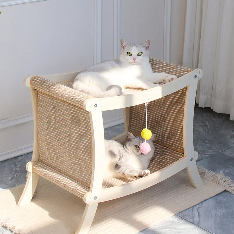 Cat Nest Double-layer Summer Mat Sisal Scratch