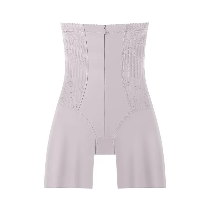 Womens High-Waisted Jacquard Zippered Double-Layer Hip-Lifting Shorts
