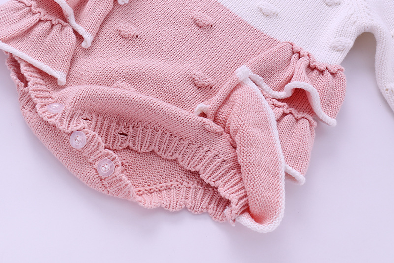 Title 27, European and American Knitted Romper Baby Cute ...