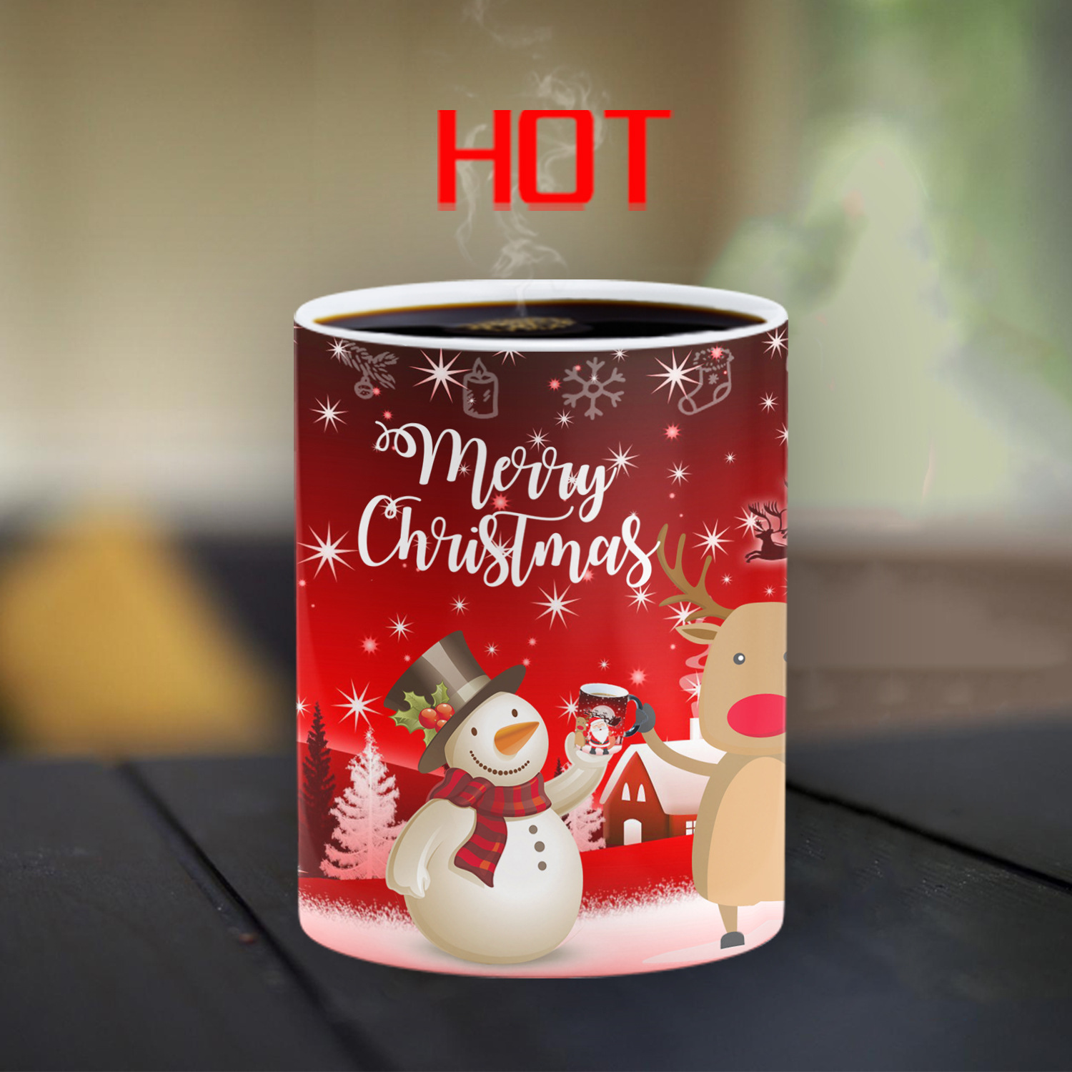 Christmas Color Changing Mug Ceramic (Christmas Series