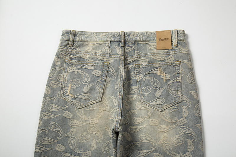 Title 8, Broken Cashew Flower Slim Fit Jeans van High St...