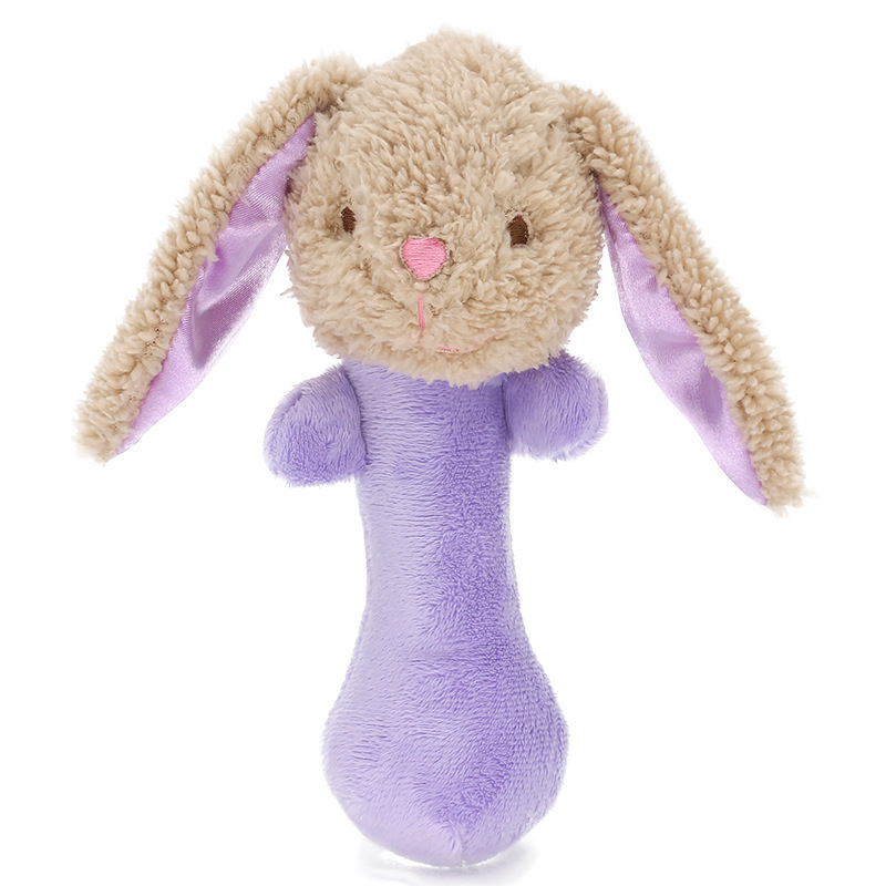 Purple Rabbit Hand Shake Stick