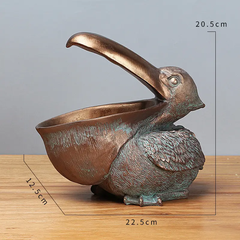 Animal Kyorochan Pelican Bird Home Decorations And Accessories — BZ Antique Copper