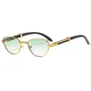 Gold Frame Green