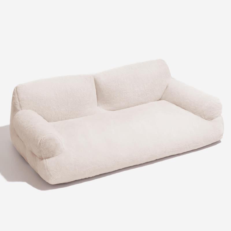 Kennel Warm Plush Pet All Removable And Washable Four Seasons Universal White - Shop at LoveMi