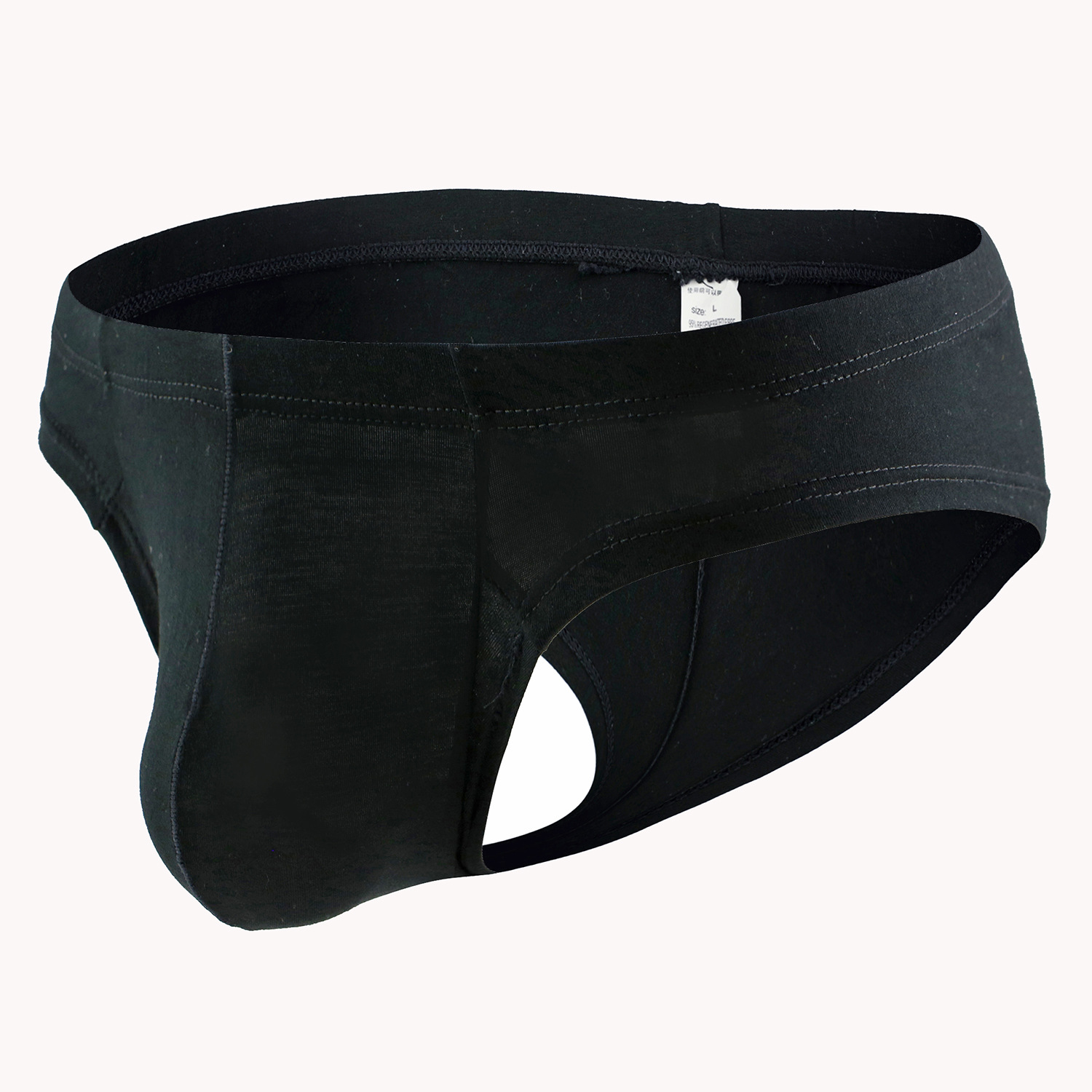 ملابس داخلية رجالية مودال بساق منخفضة ولون سادة