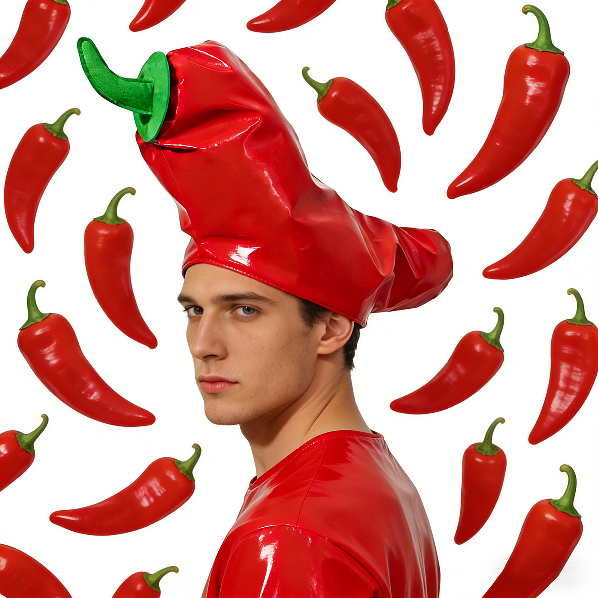 Chili Pepper Hat Humorous Role-play Stage Hat Costume