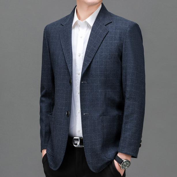 Sophisticated Fashionable Casual Mens Suit Jacket