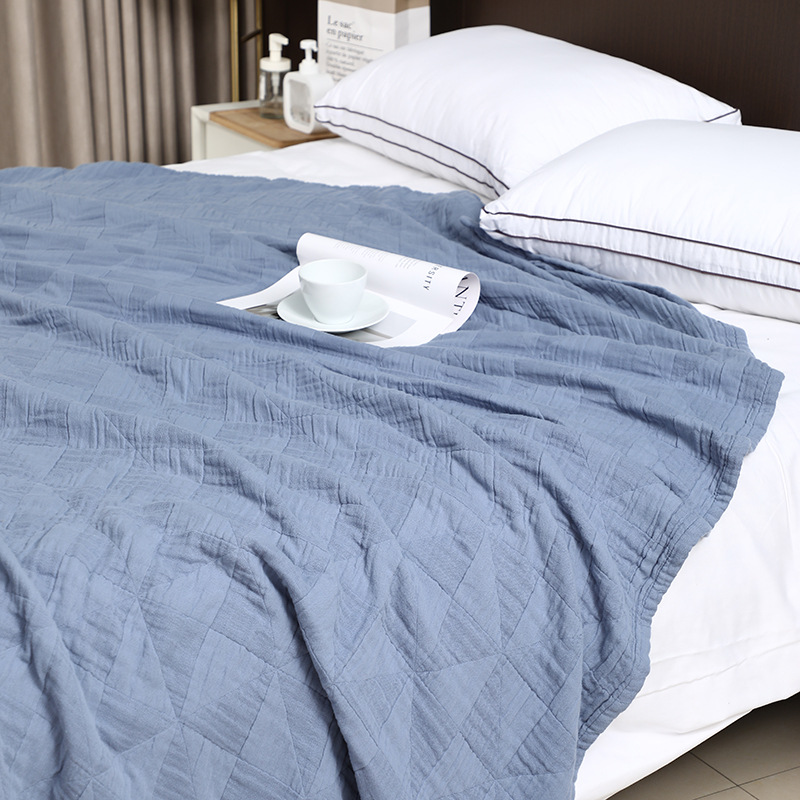 Comfortable Breathable Nap Blanket Pure Cotton Towel Blanket