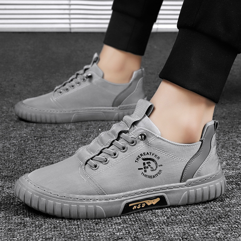 Mens Breathable Ice-silk Casual Shoes