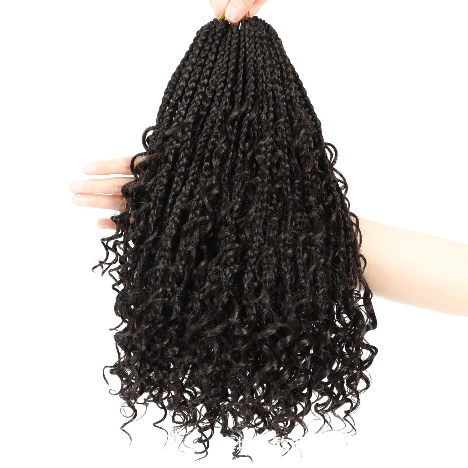 Synthetic Fiber Crochet Wig Braided Three-strand Braid 8