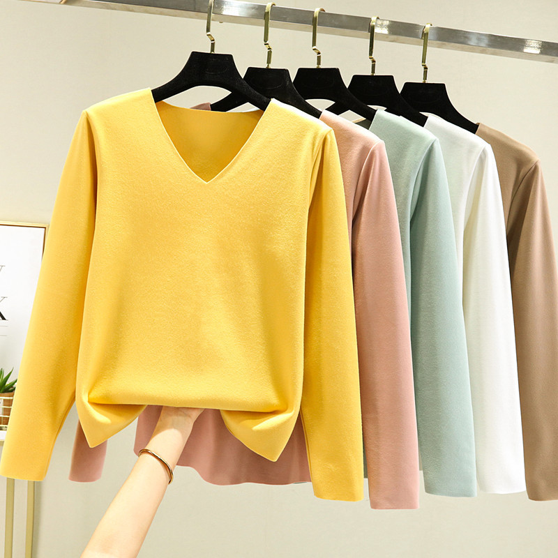 Heating Inner Wear Plus Size Home Bottoming Shirt