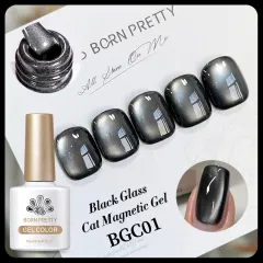 Micro Glass Bead Crystal Cat Eye Gel Polish Gradient UV Polish - Bgc01 - View 1