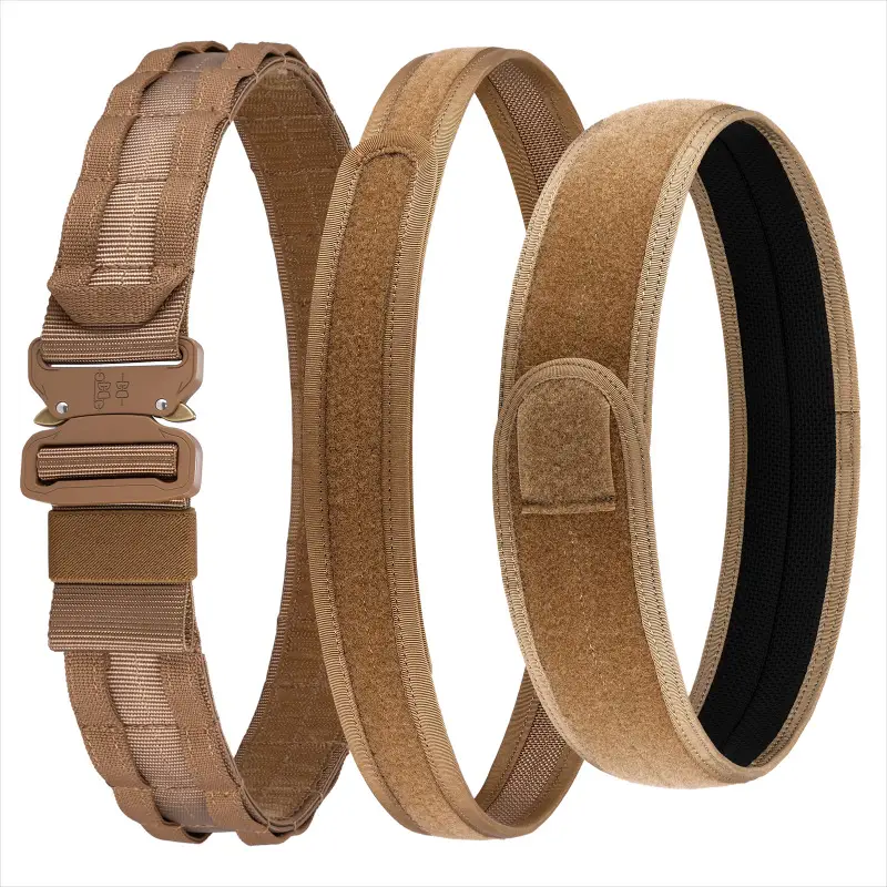 Tactical Weaving Internal And External Combination Outdoor Duty Nylon Magic Tape Inner Belt
