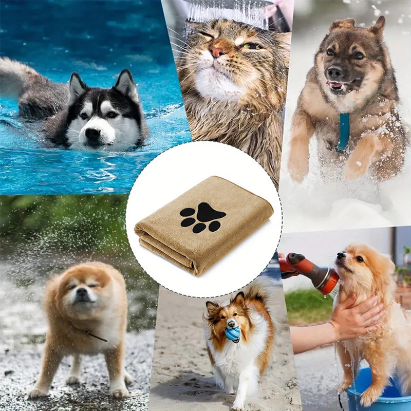 Pet Bath Towel Mat Quick-drying And Highly Absorbent detail photo 9