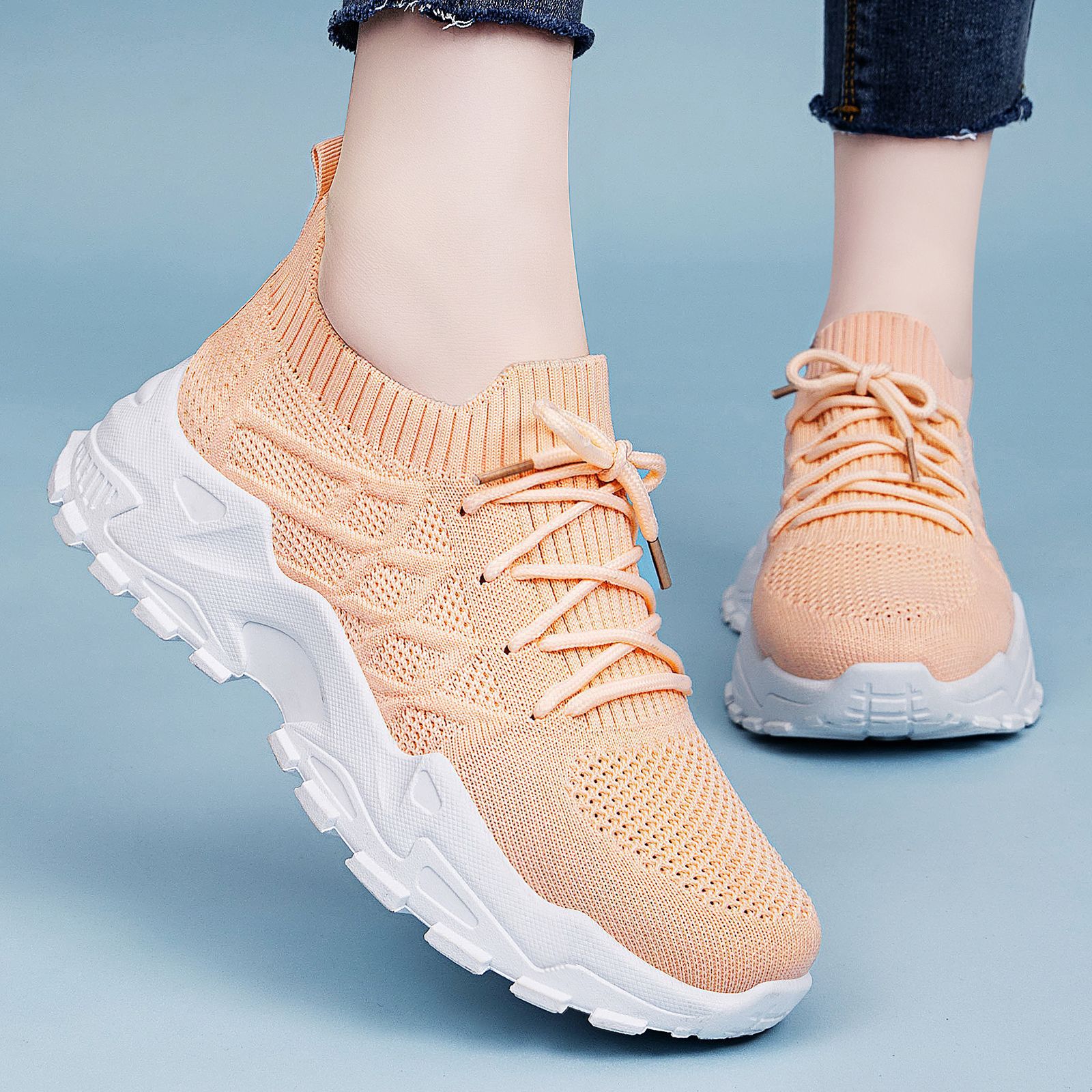 Casual Padded Sole Height Increasing Dad Shoes