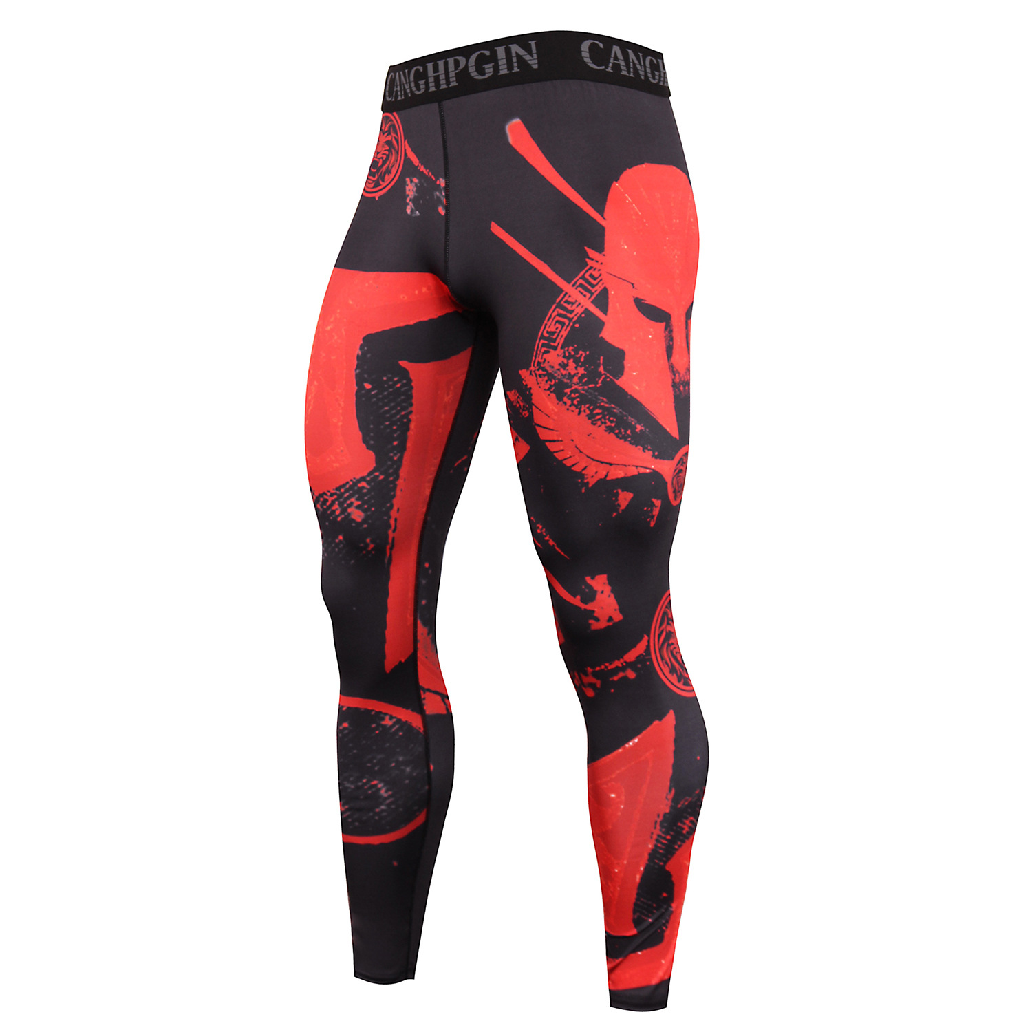 Title 5, Herren High Elastic Compression Pants für Laufe...