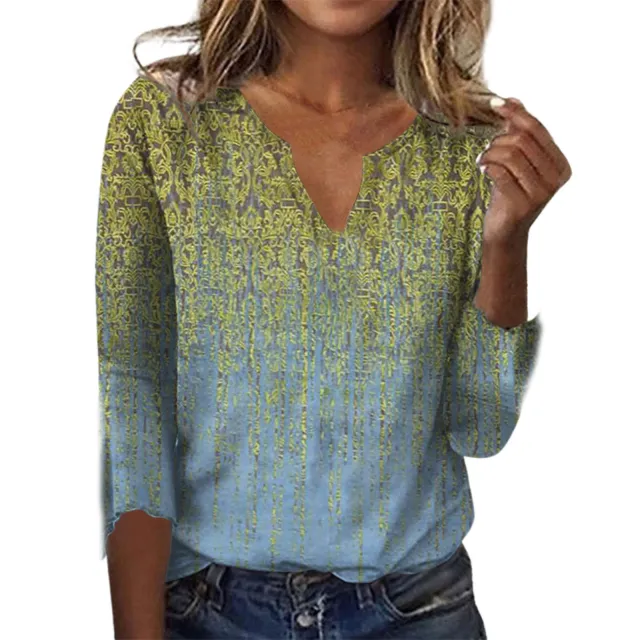 Summer Women's Fashion Gradient Printing Loose T shit G107Z248 5Xl - Shop at LoveMi