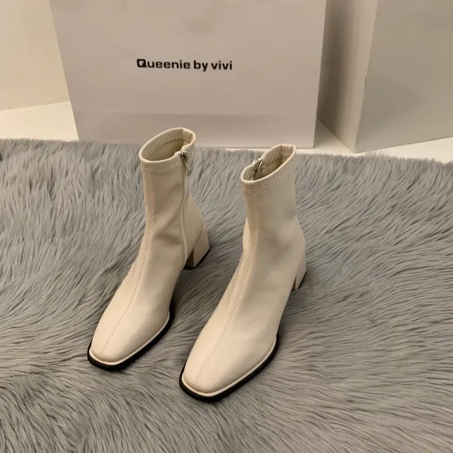 Women's Fashion Brown Martin Boots Beige - Shop at LoveMi