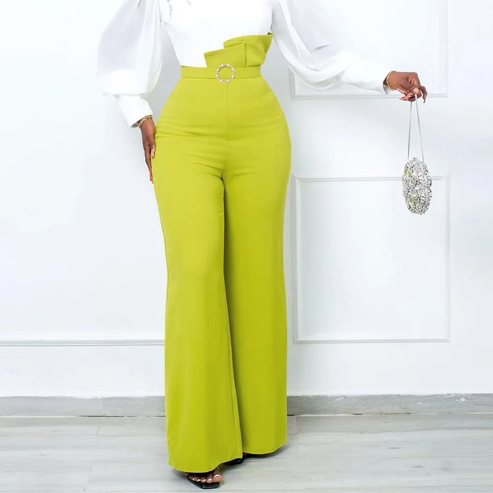 New Comfort Breathable Casual Pants Women - Grass Green