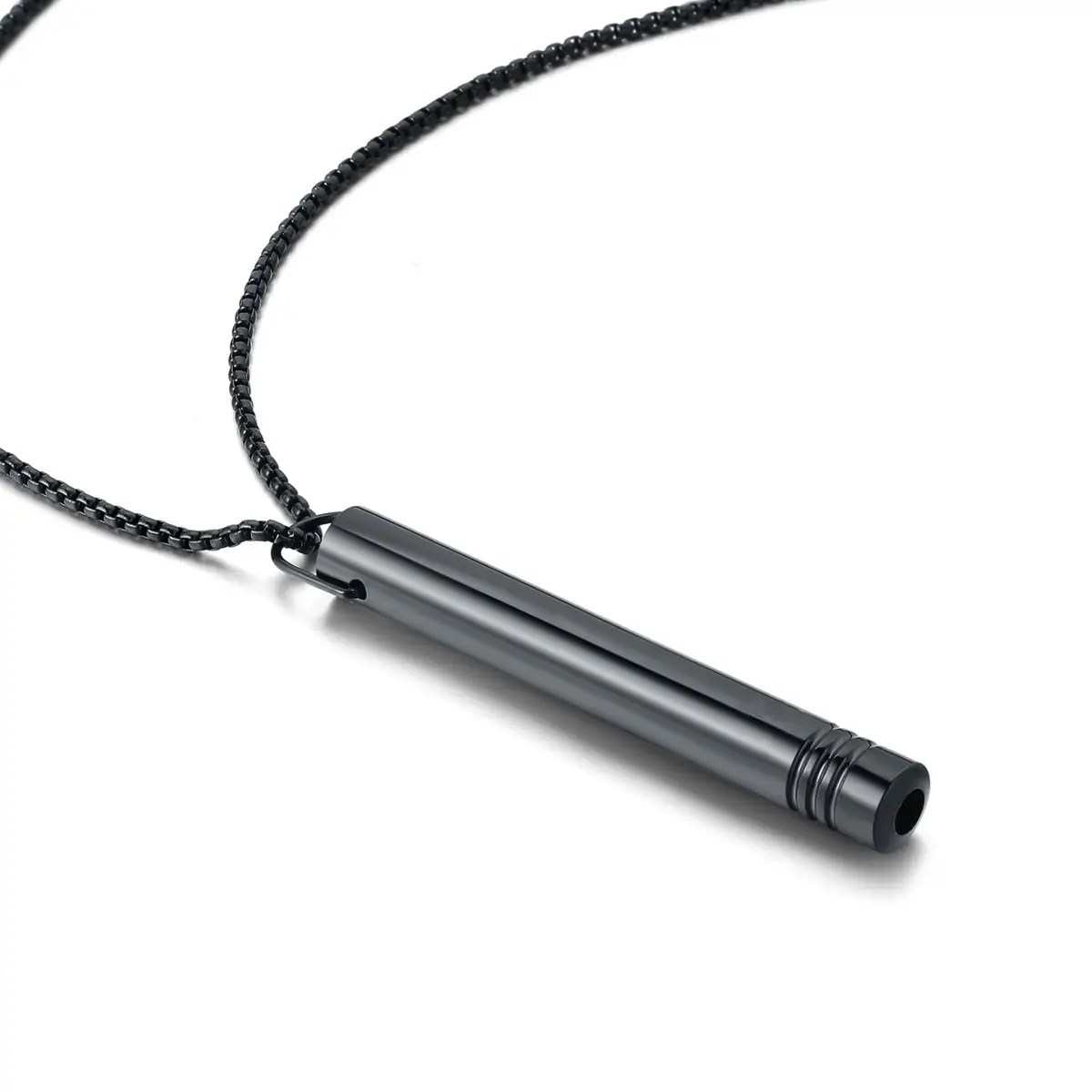 Yoga Decompression Stainless Steel Pendant Necklace