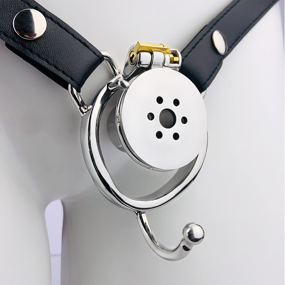 Arc Ring Wear Suit Single And Double Stainless Steel Negative Series Men's Chastity Lock 6