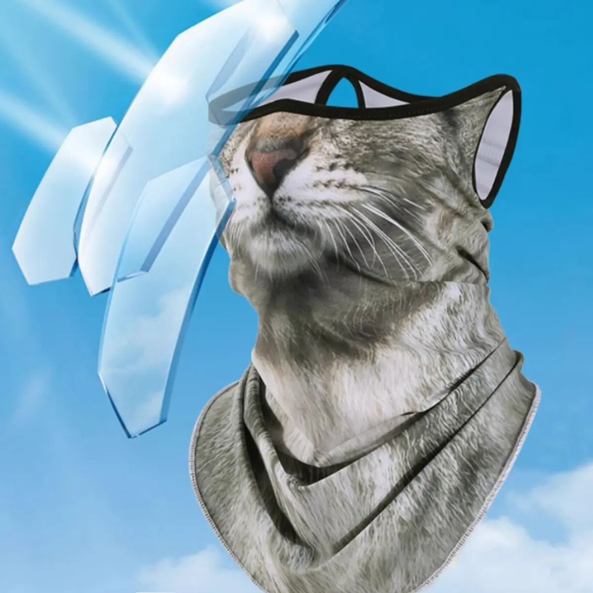 Full Face And Neck Protection Integrated Sun