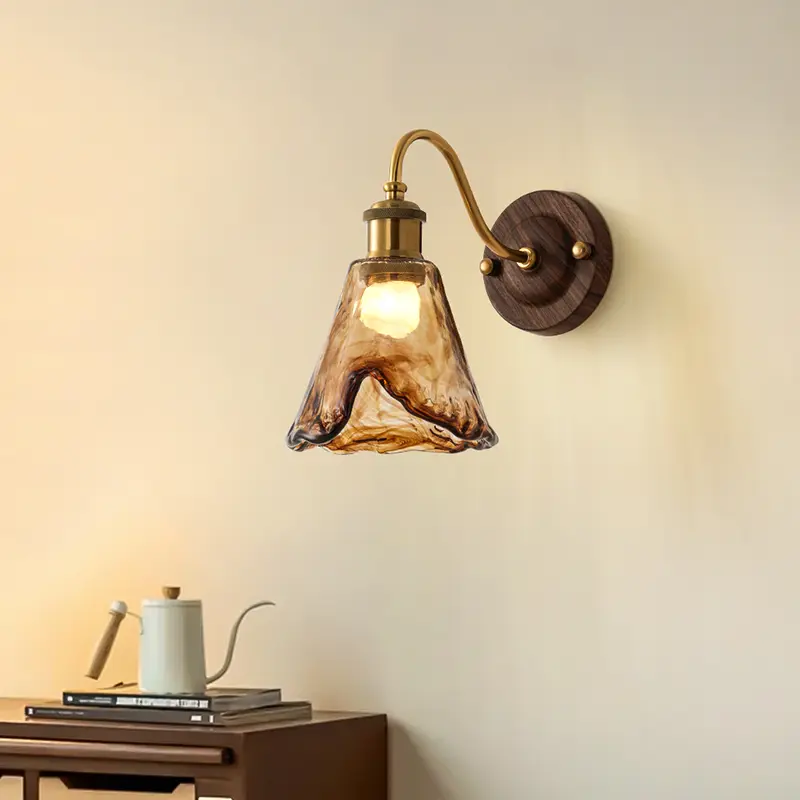 American Retro Bedroom Bedside Wall Lamp Corridor Aisle Light