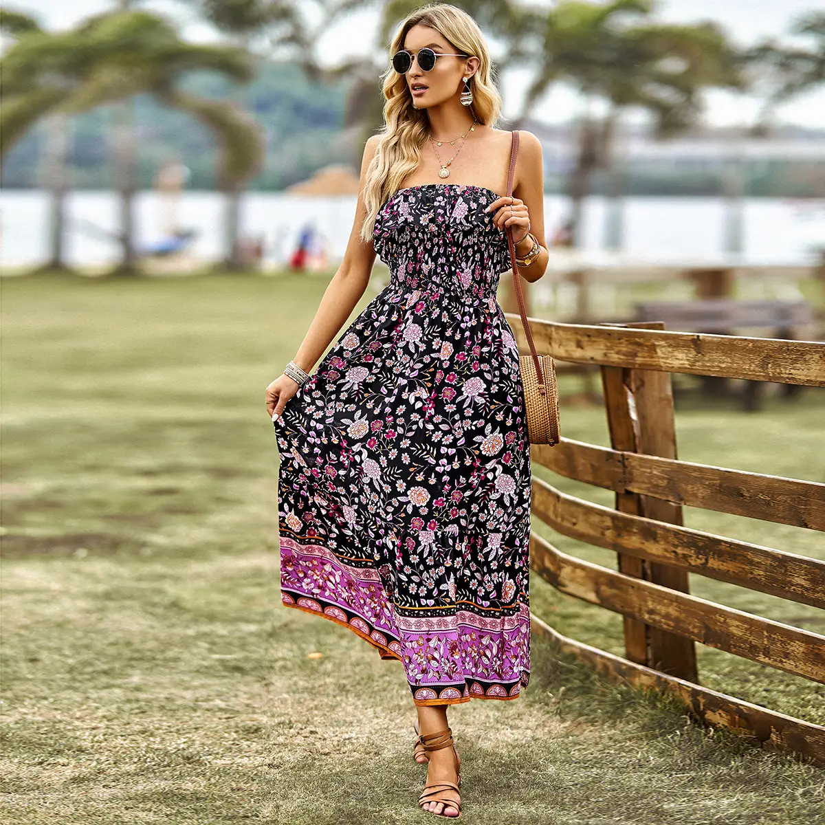 Women's Casual Vacation Style Long Dress