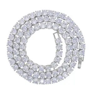 Basic Chain 5mm Zircon Single Row Tennis Chain