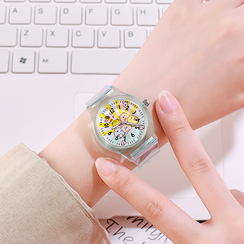 Transparent PVC Corner Creature Cartoon Childrens Watch 4