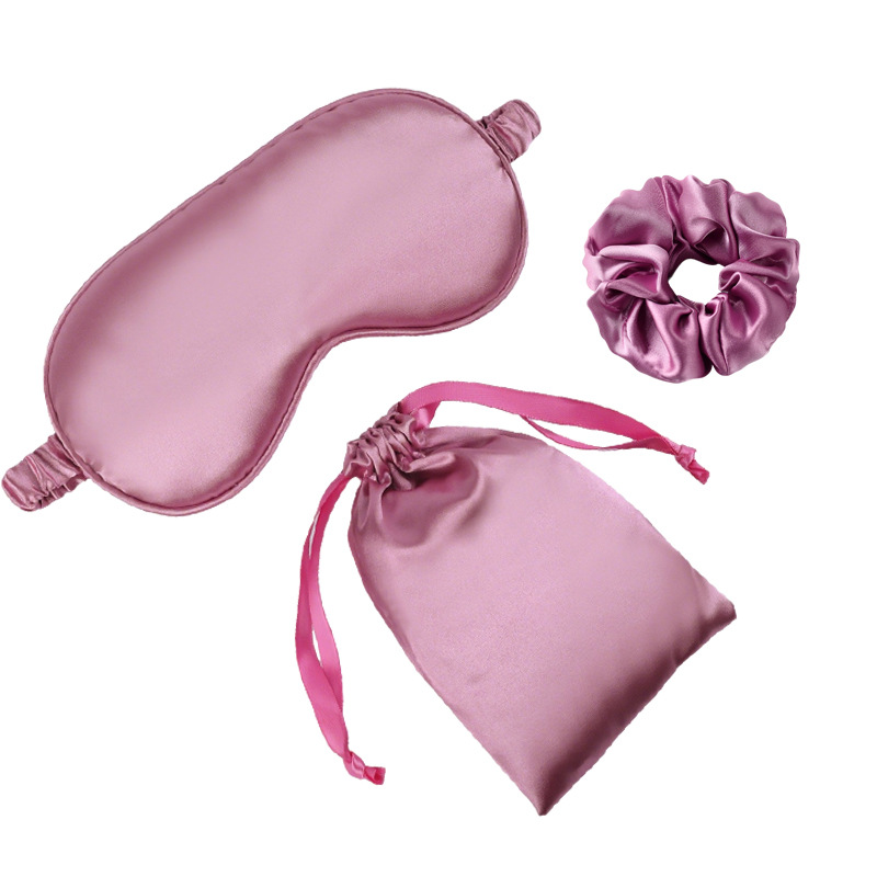 Womens Eye Mask Pouch And Headband Set