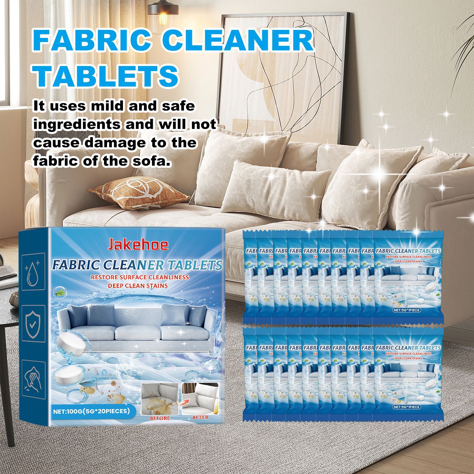 Title 3, Fabric Sofa Cleaning Plate Deep Cleansing