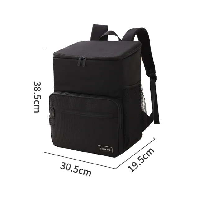 New Royal Meal Both shoulder Style Insulated Lunch Bag Black - Shop at LoveMi
