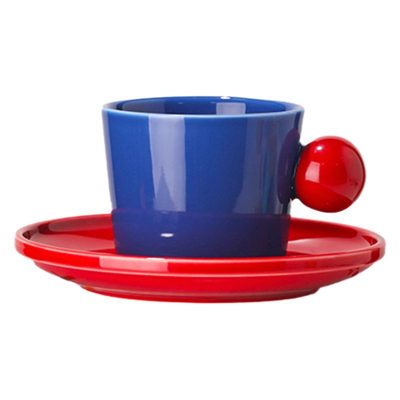 Ceramic Mug And Saucer Set For Coffee — foto 10