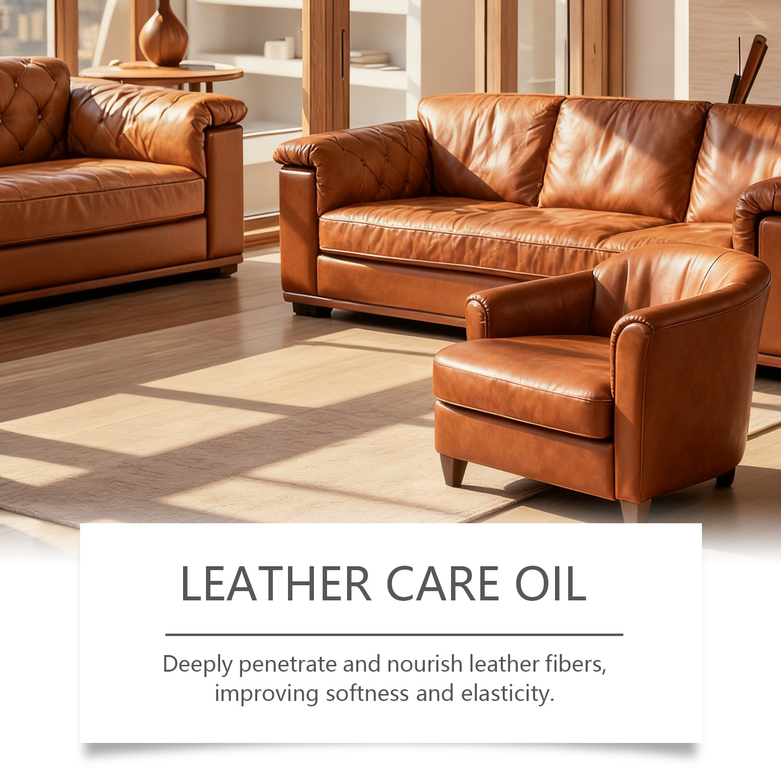 Leather cleaner spray bottle with easy-to-use application