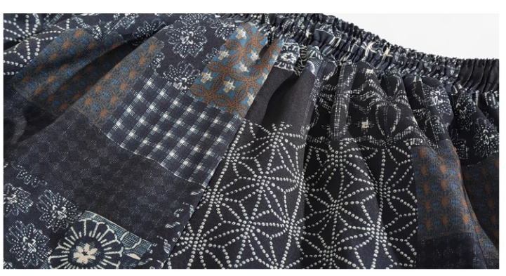 Color Matching Floral Shorts Summer Straight