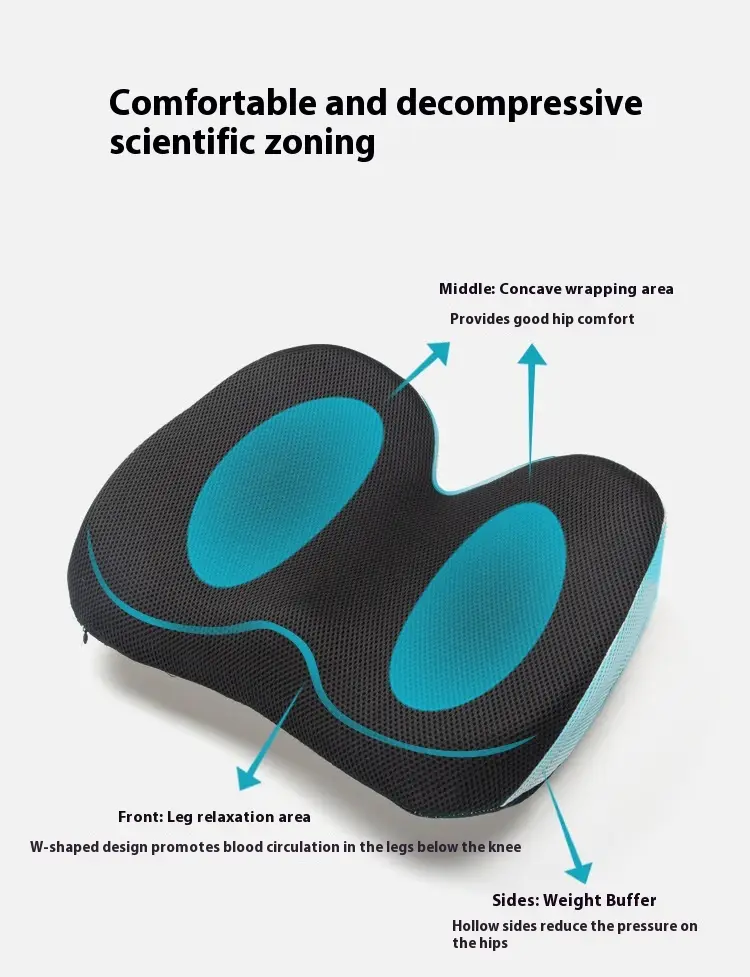 Office Car Memory Foam Slow Rebound Cushion
