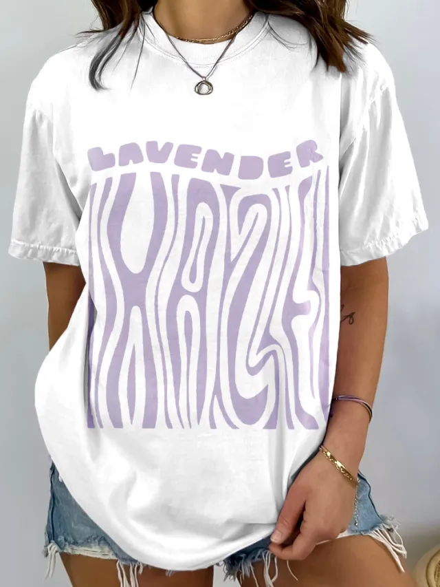 Cool Printed Street Fashion Animal Series Round Neck T shirt Ofsjl23121910008Style - Shop at LoveMi