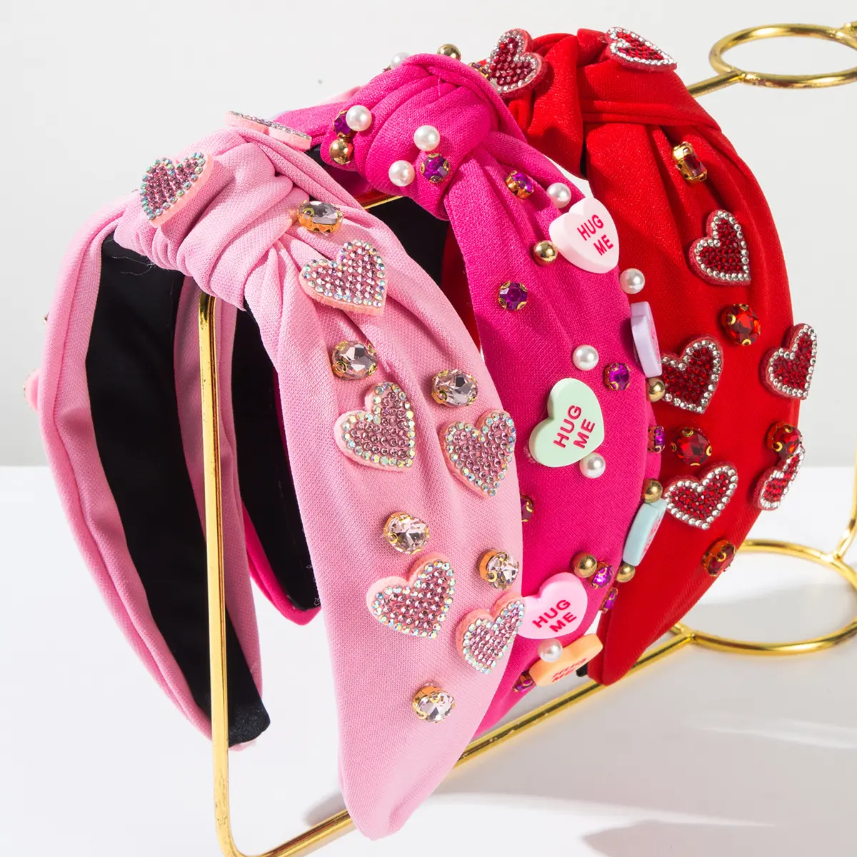 Valentine's Day Headband Knotted Love
