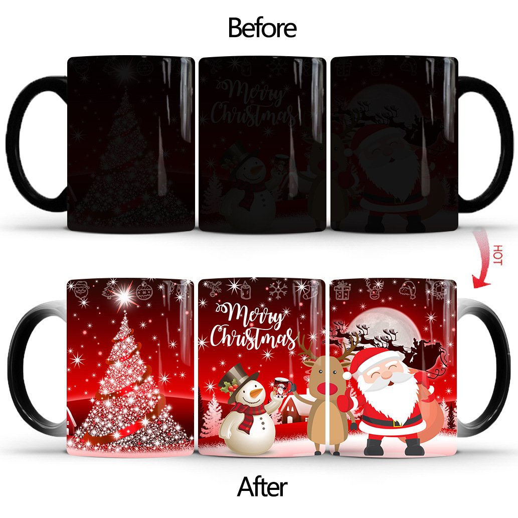 Christmas Color Changing Mug Ceramic (Christmas Series