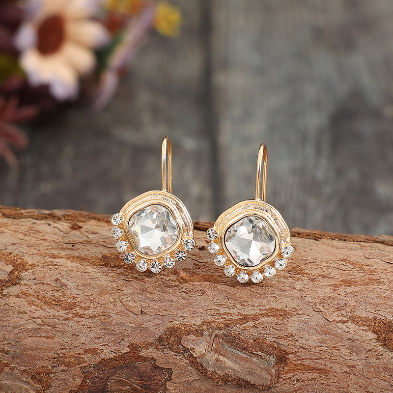 Bohemian Diamond Crystal Alloy Women's Earrings