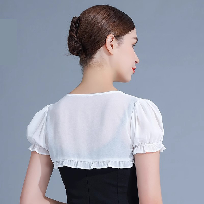 Womens Summer All Match Short Sleeved Lace Up Waistcoat