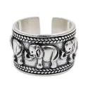 Elephant Ring Argent Pur