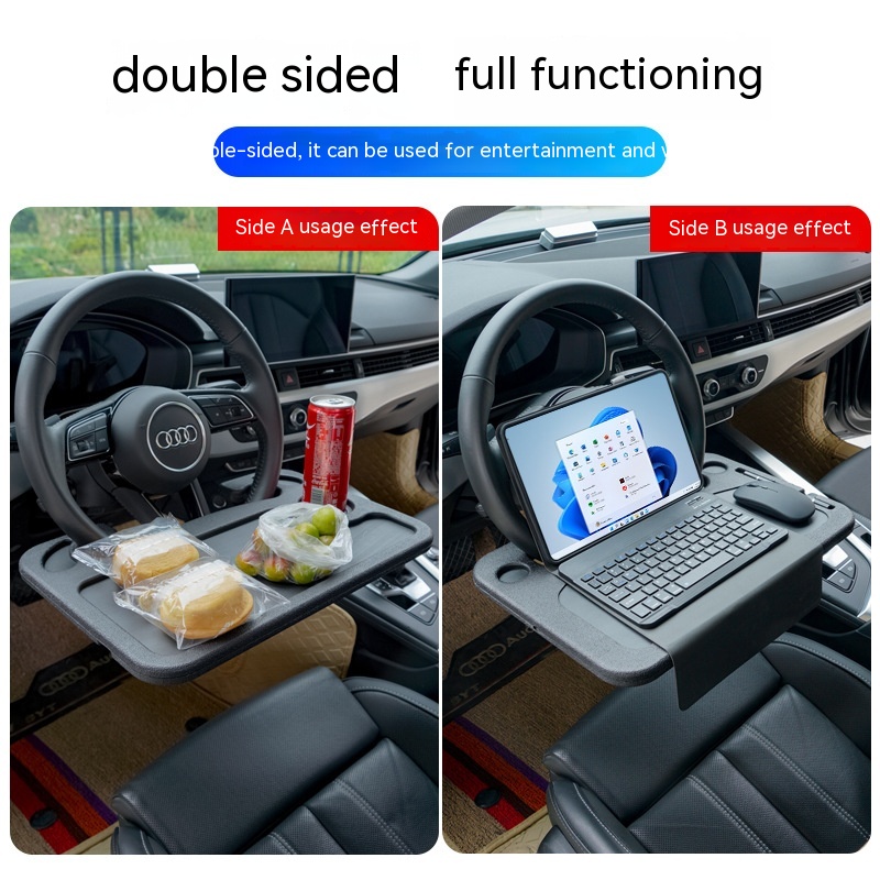 Onboard Steering Wheel Dinning Board Office Laptop Stand Tray - Image 3