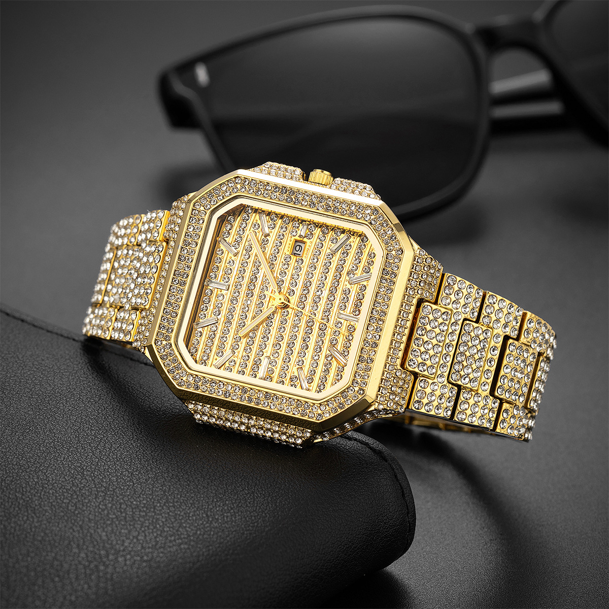 Square Dial Quartz Watch, picture 3 of 5