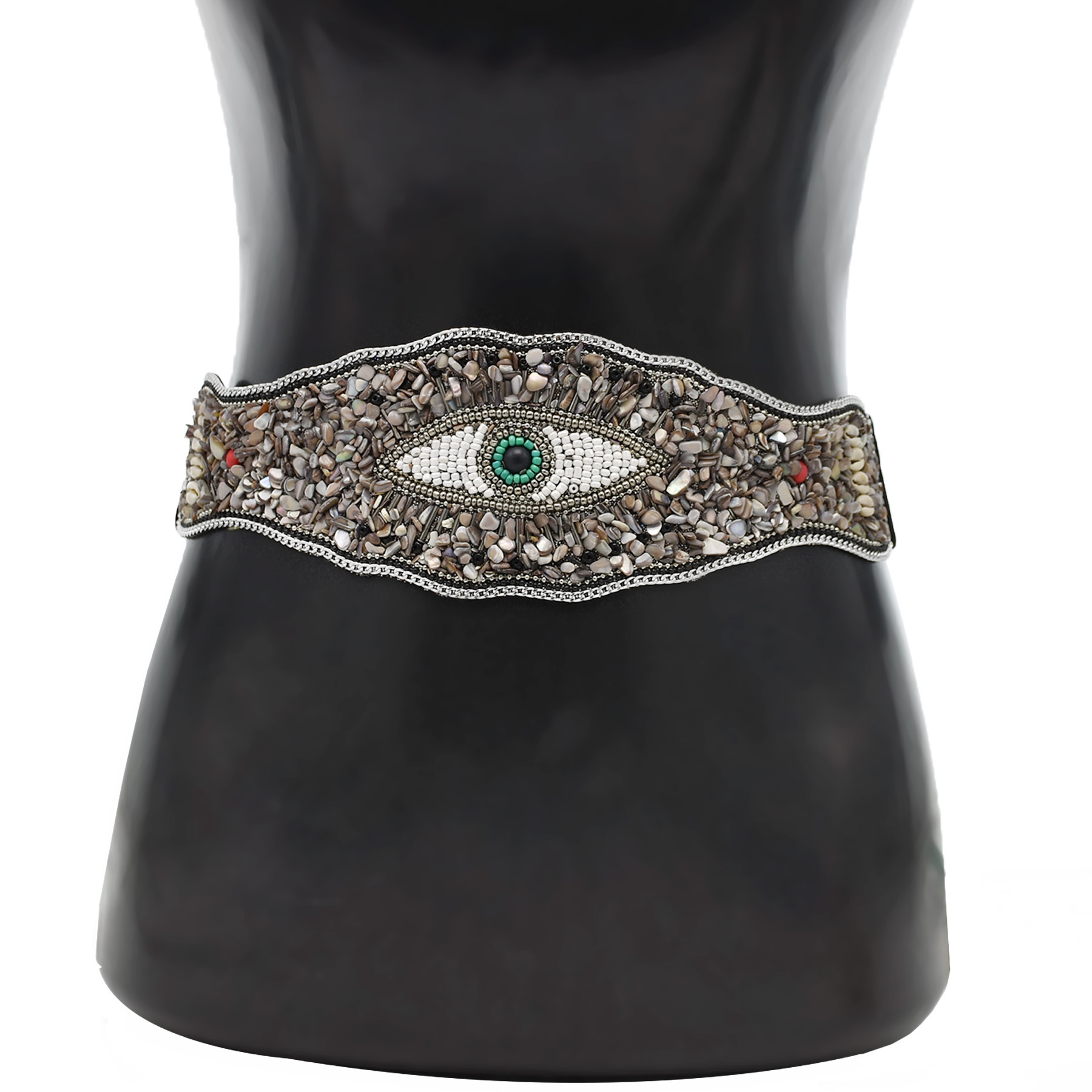 New Ethnic Style Belt Bead Stone Material