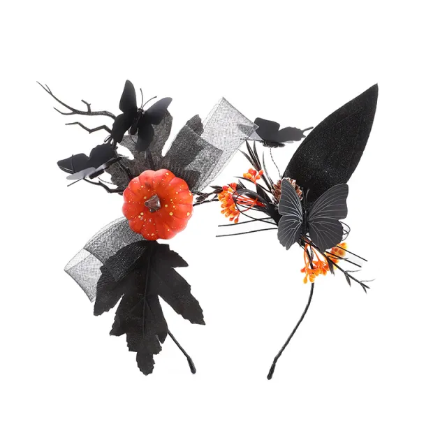 Halloween Bat Pumpkin Headband 22178 About 27X30Cm - Shop at LoveMi