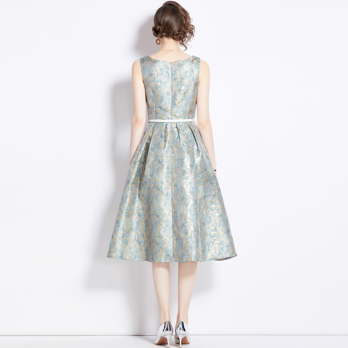 Sleeveless Long Dress, picture 4 of 5